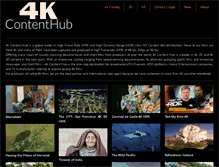 Tablet Screenshot of 4kcontenthub.com